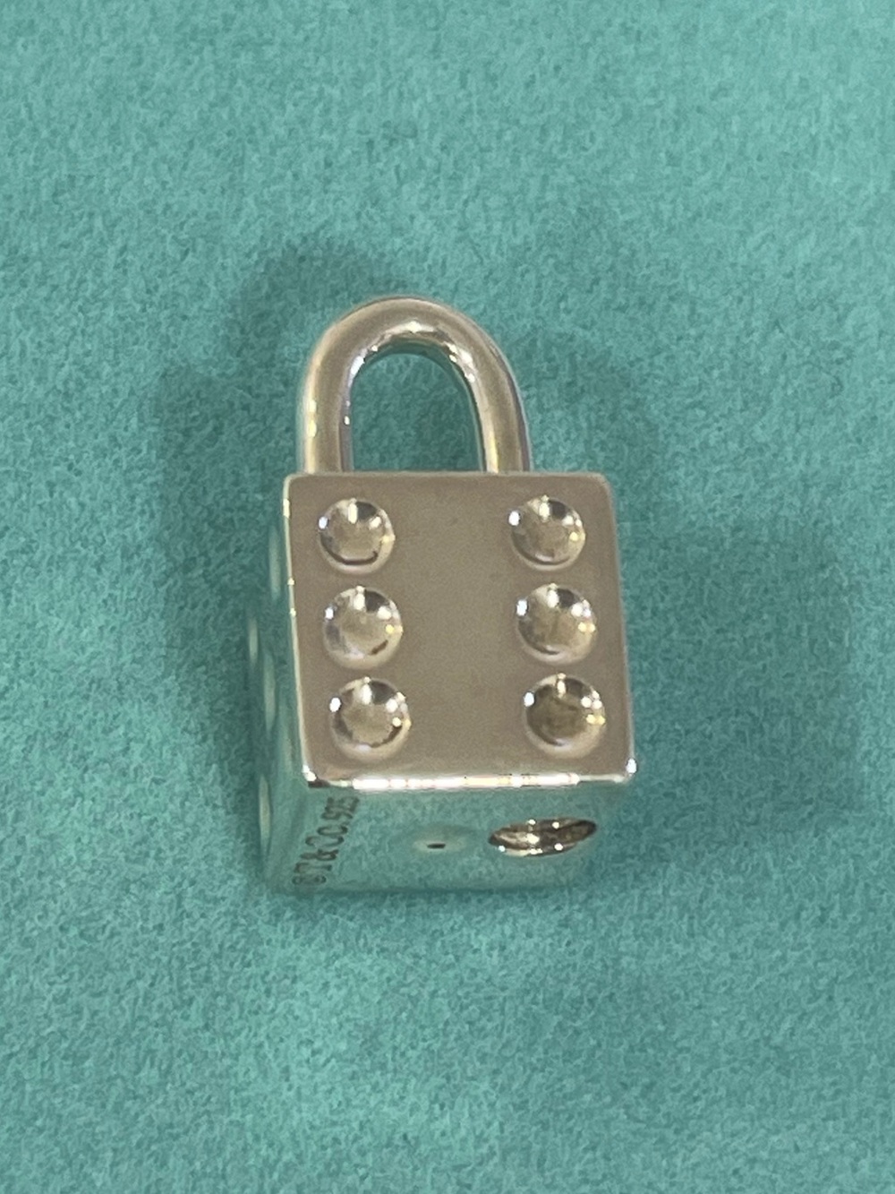 Tiffany Die Functional Lock Charm